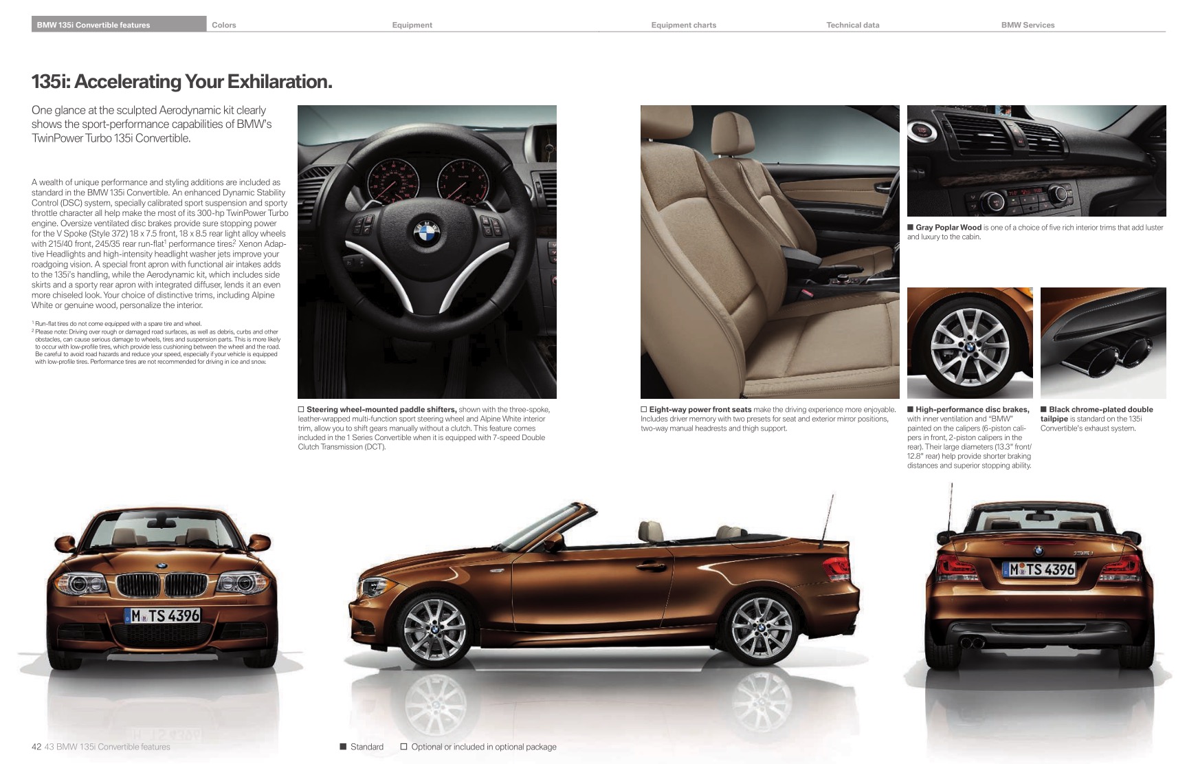 2012 BMW 1-Series Convertible Brochure Page 4